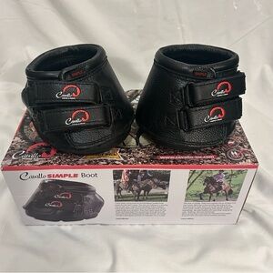 Cavallo Black Simple Hoof Boot size 1